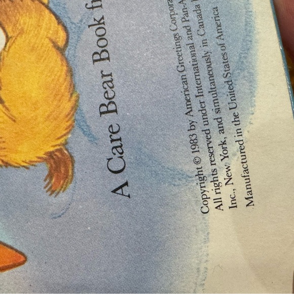 LOT Meet the Care Bears Help Out Help Chase Colds Birthday Bears Book of Poems - Picture 11 of 16